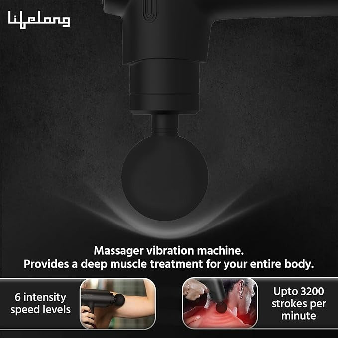 Lifelong Electric Massage Gun for Pain Relief