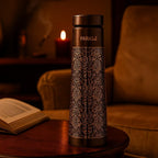 Handcrafted 32 oz Antique Pure Copper Water Bottle