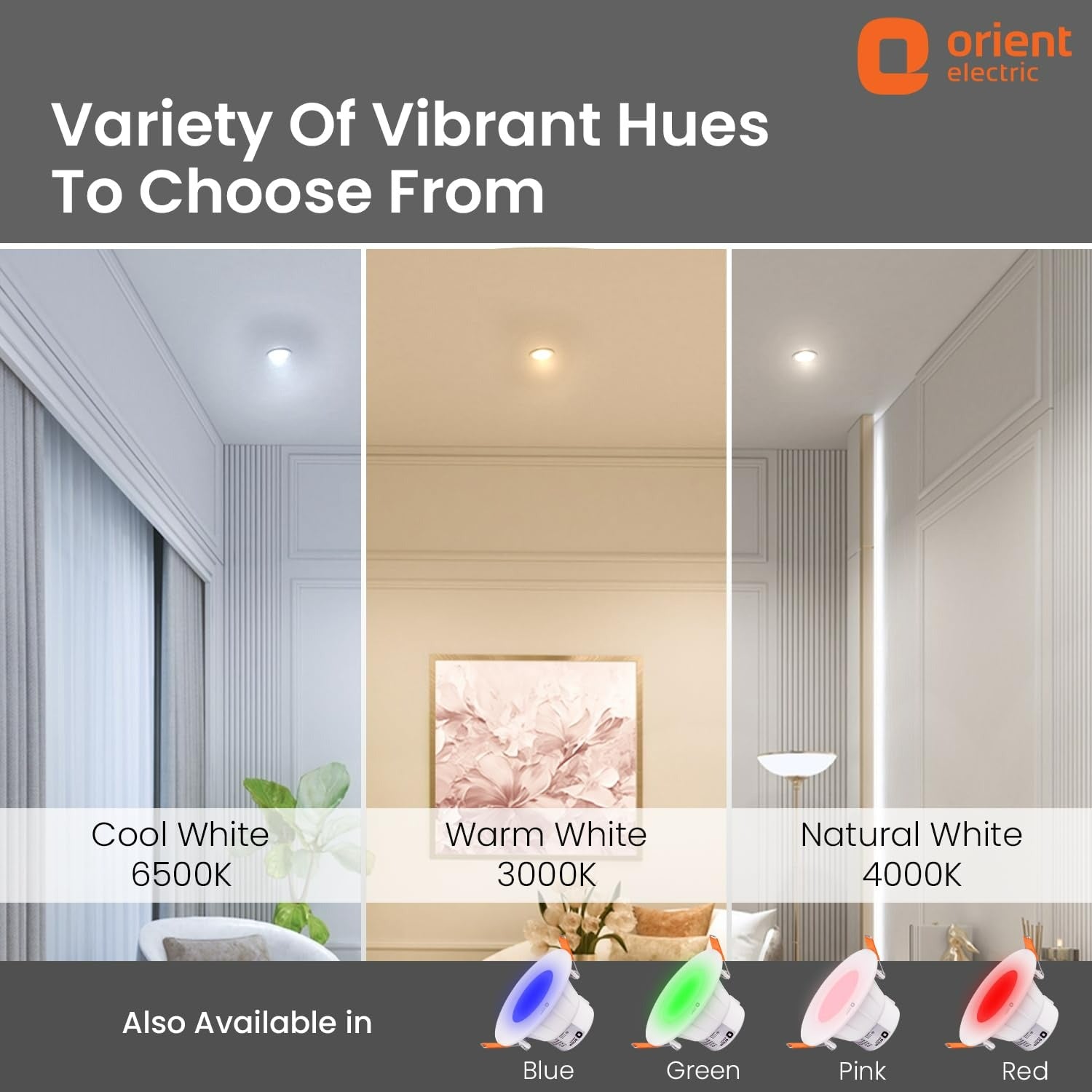 Orient Electric Polycarbonate 9W Led GU24 Downlight