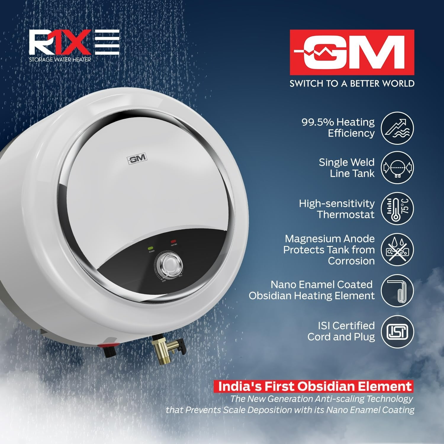 GM R1X 15L Water Heater