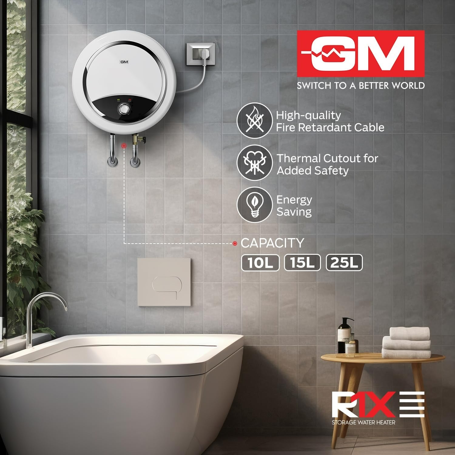 GM R1X 15L Water Heater
