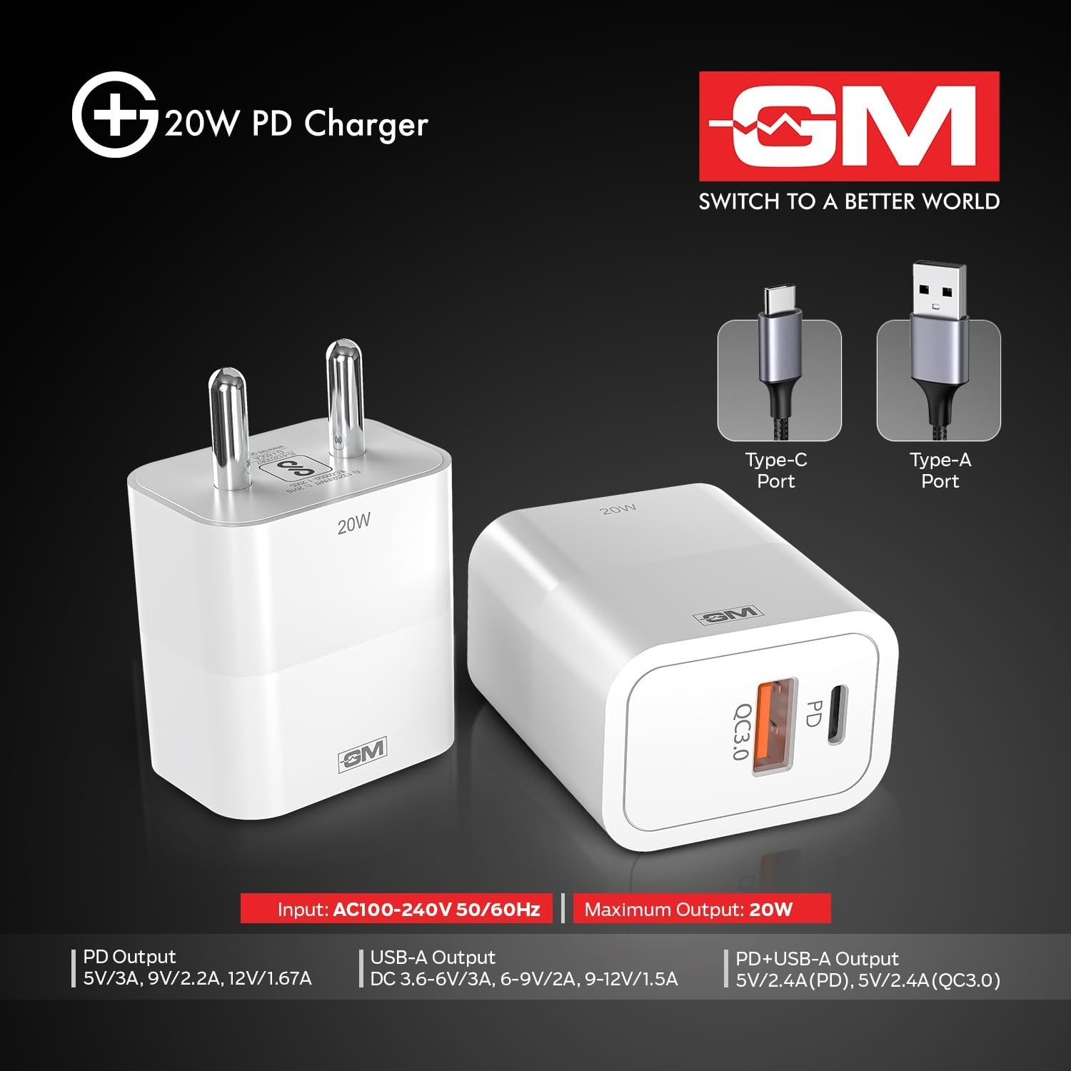 GM Fast Charging for Android, iPhone
