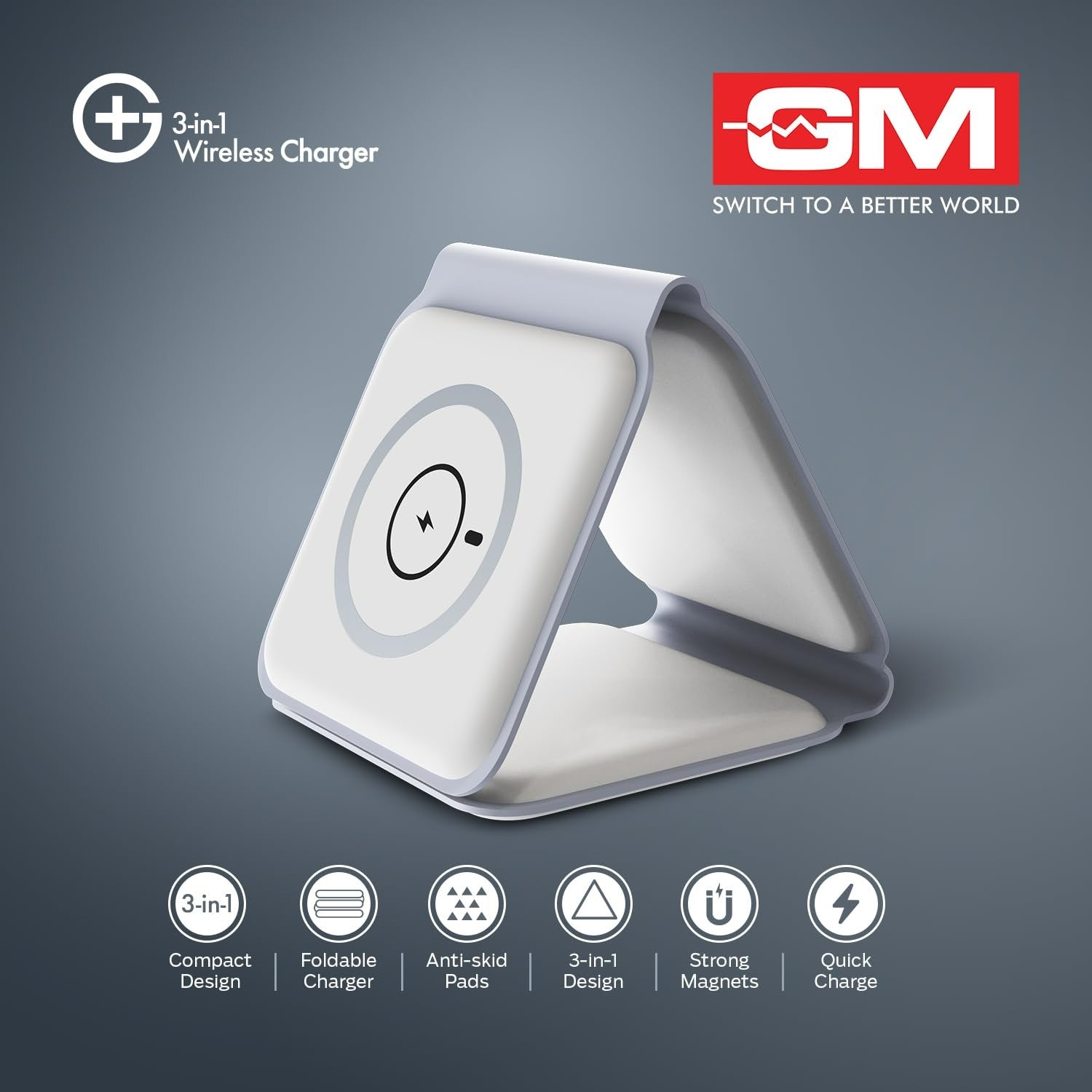GM G+ 3-in-1 Wireless Charger