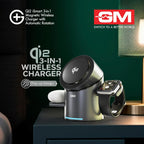 GM G+ iSmart Qi2 3-in-1 Magnetic Wireless Charger