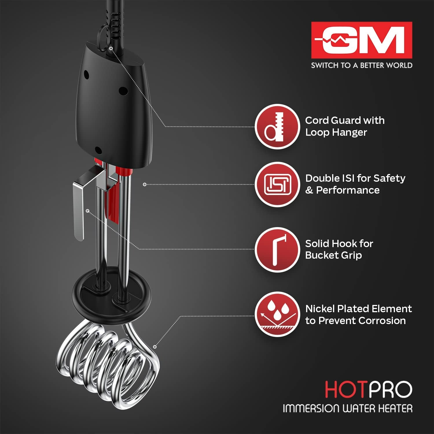 GM Immersion Rod Water Heater