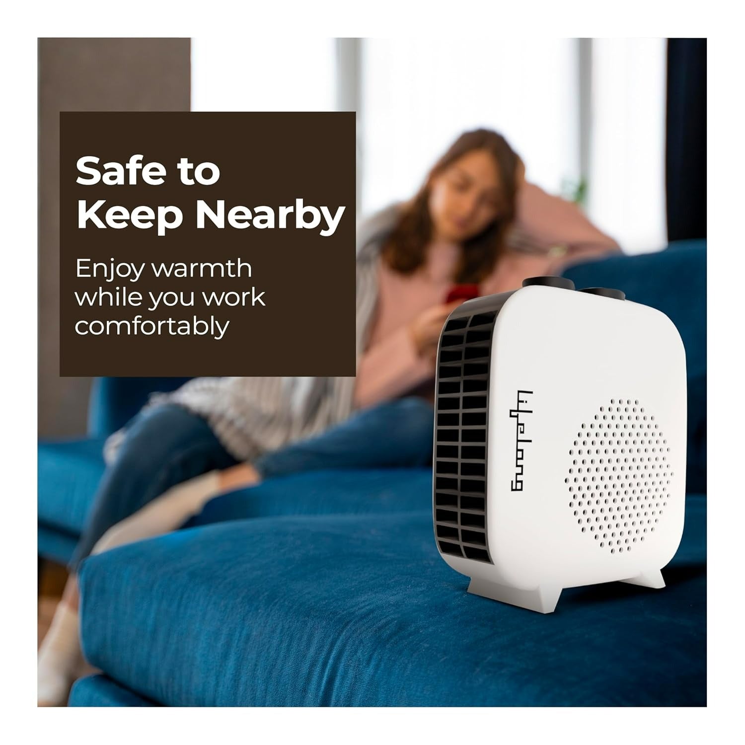 Lifelong Infinia Plus Room Heater for Home, 2000-Watt Blower Heater