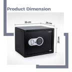 Lifelong 22 L Carbon Steel Digital Safe Locker Box