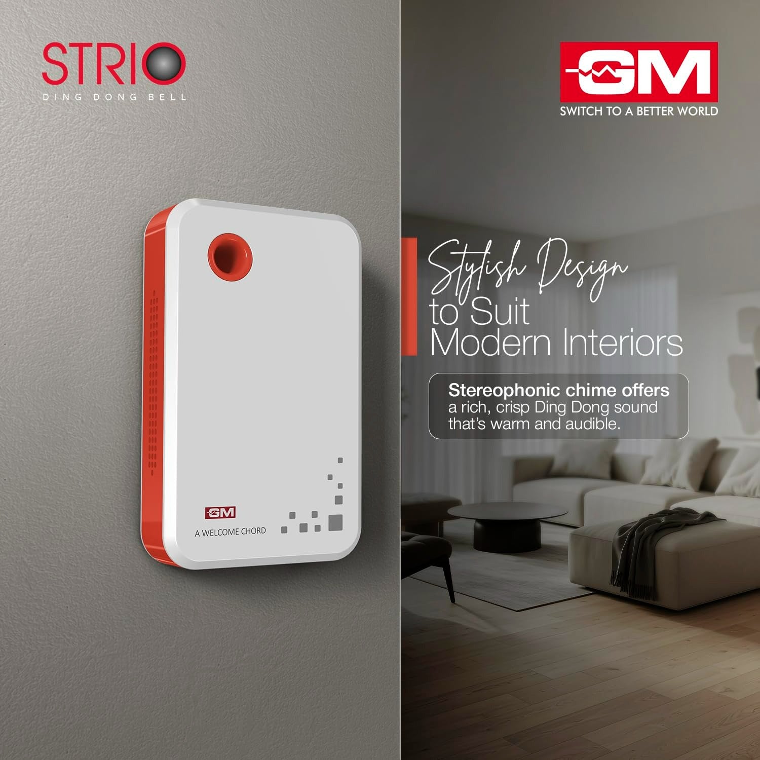 GM 4008 Strio Stereophonic Ring Doorbell