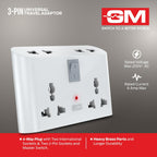 GM Travel Adapter with 4 Charging Point