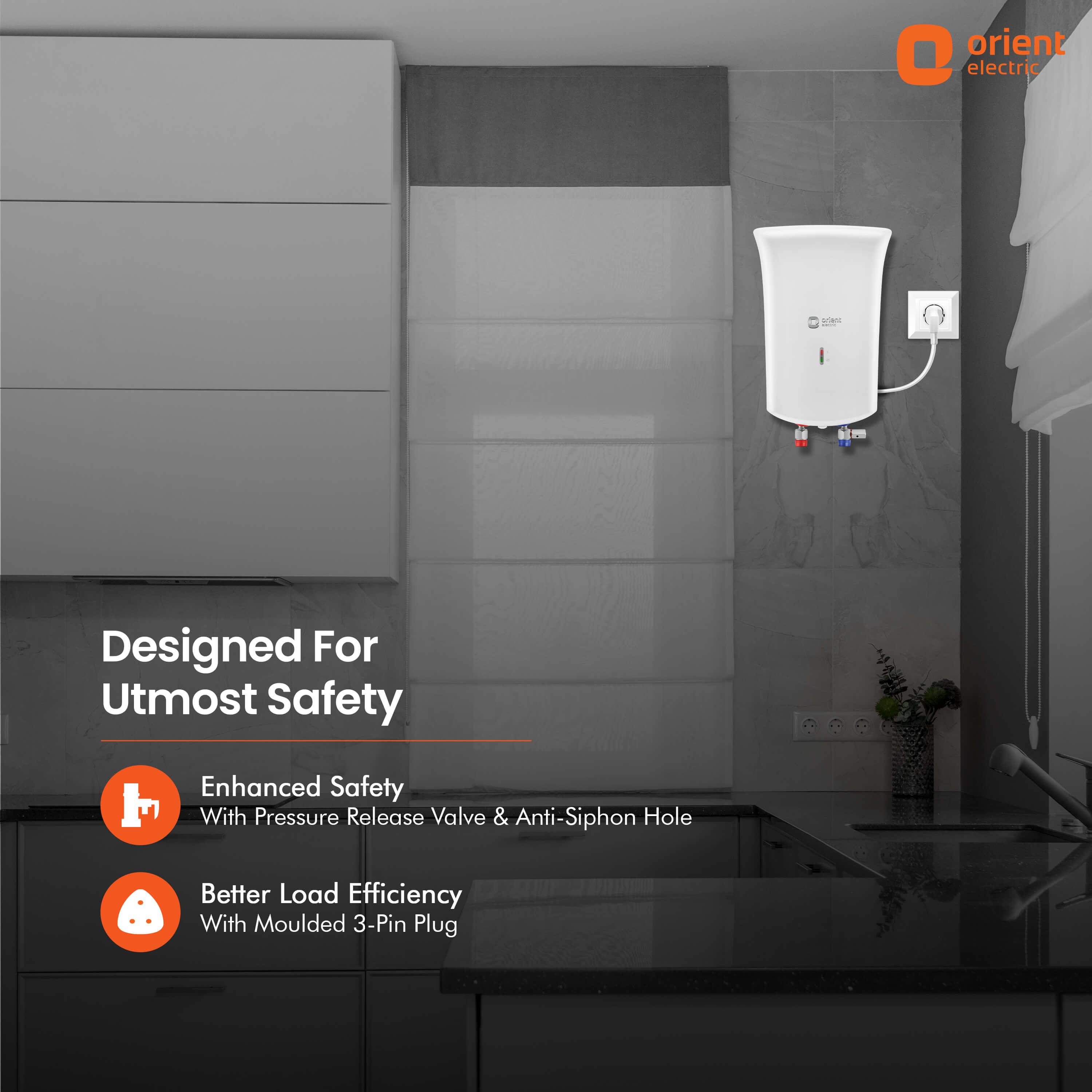 Orient Electric Instaflo 3L Water Heater - Image 4