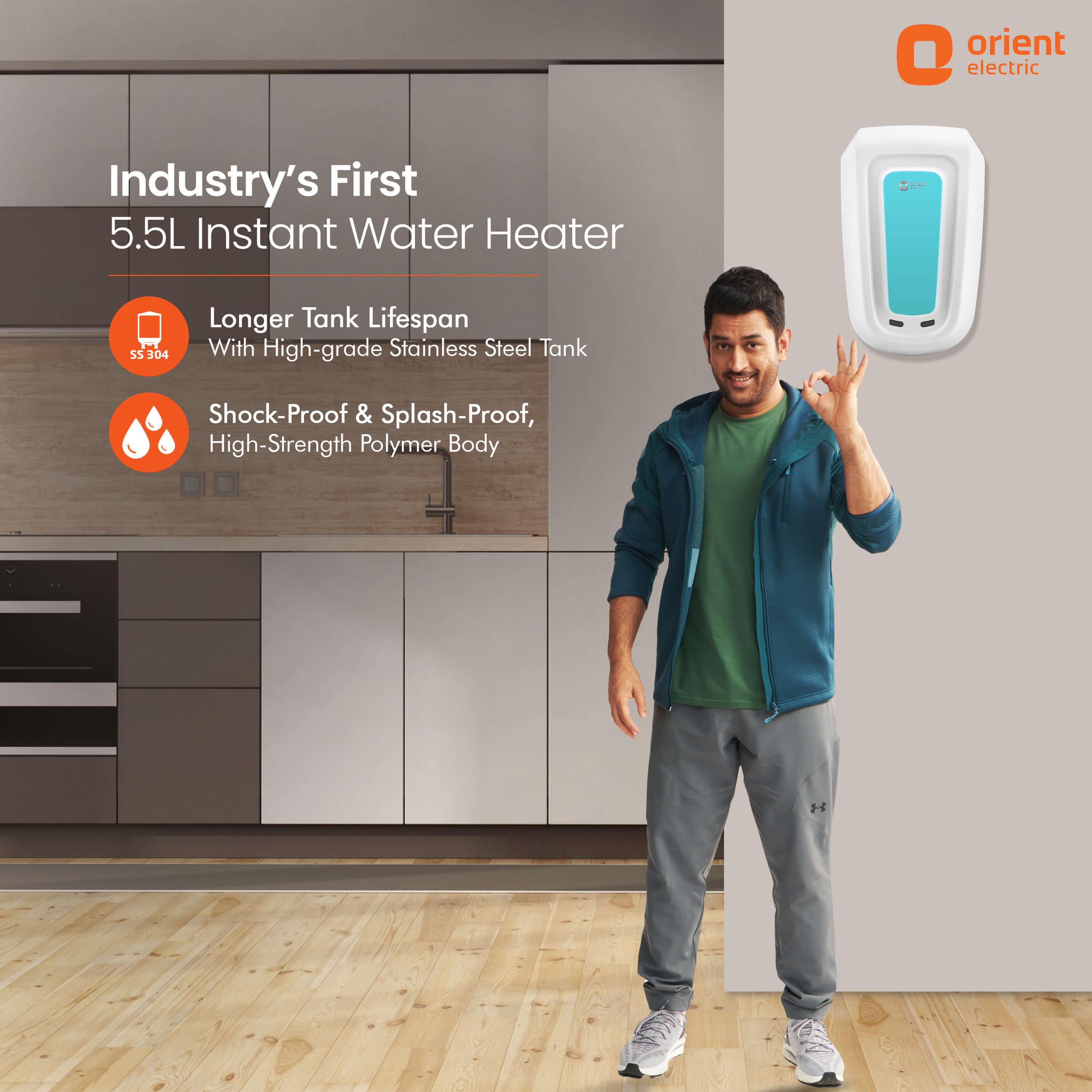 Orient Electric Rapidus 5.5L Water Heater - Image 3