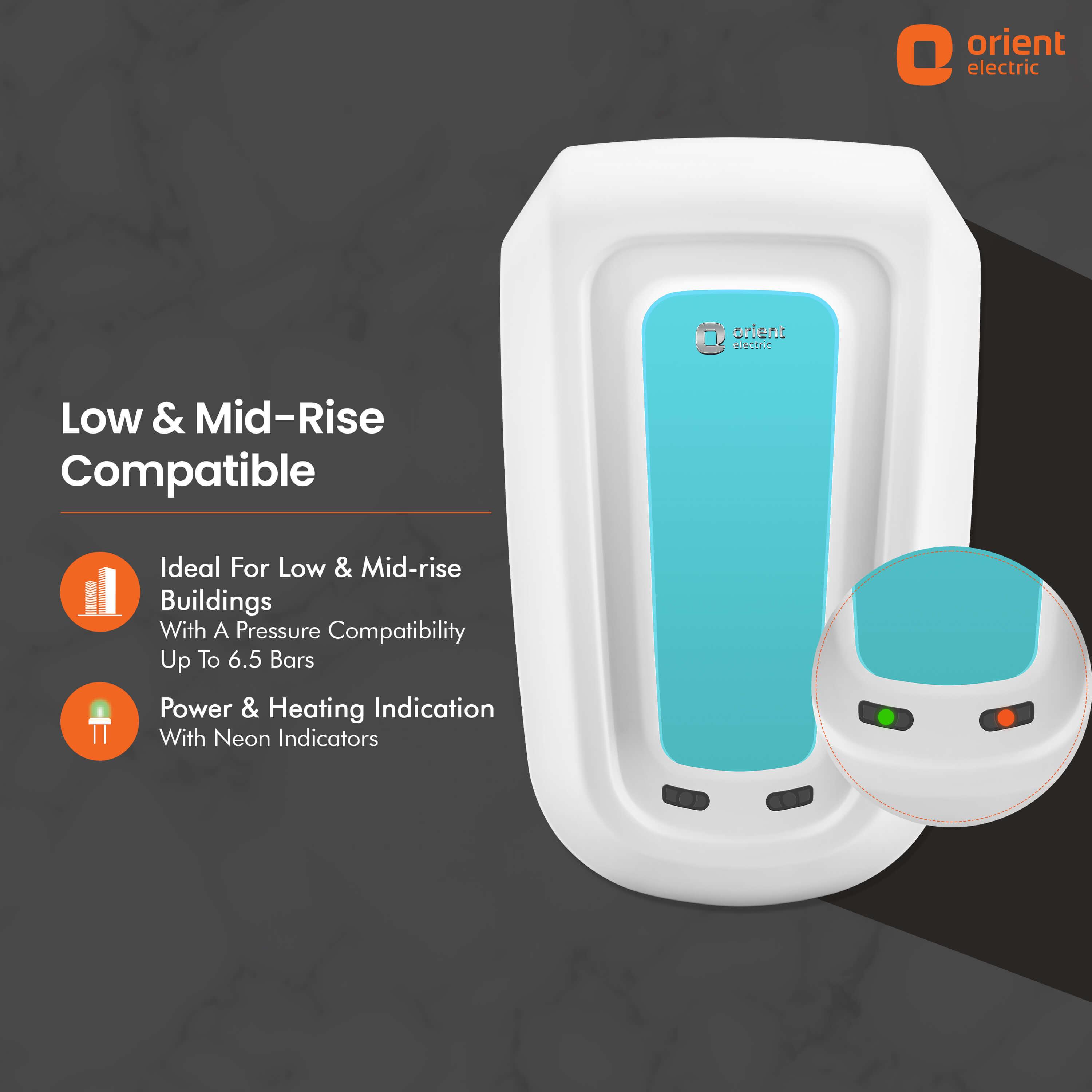Orient Electric Rapidus 5.5L Water Heater - Image 5